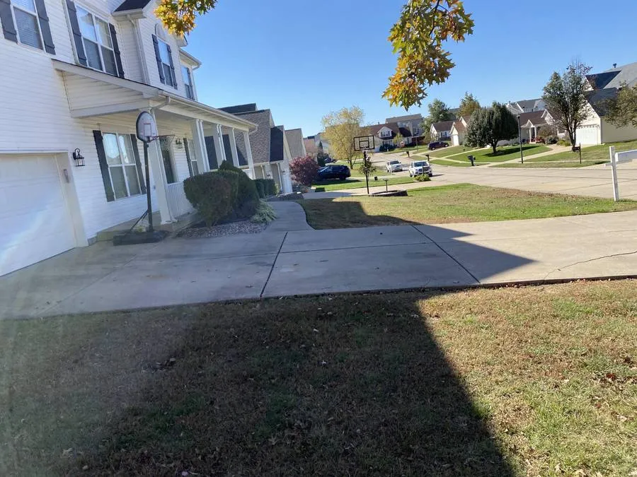 Clean driveway after removal