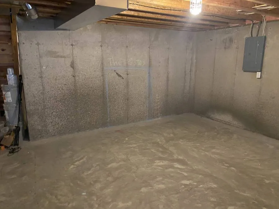 Empty clean basement