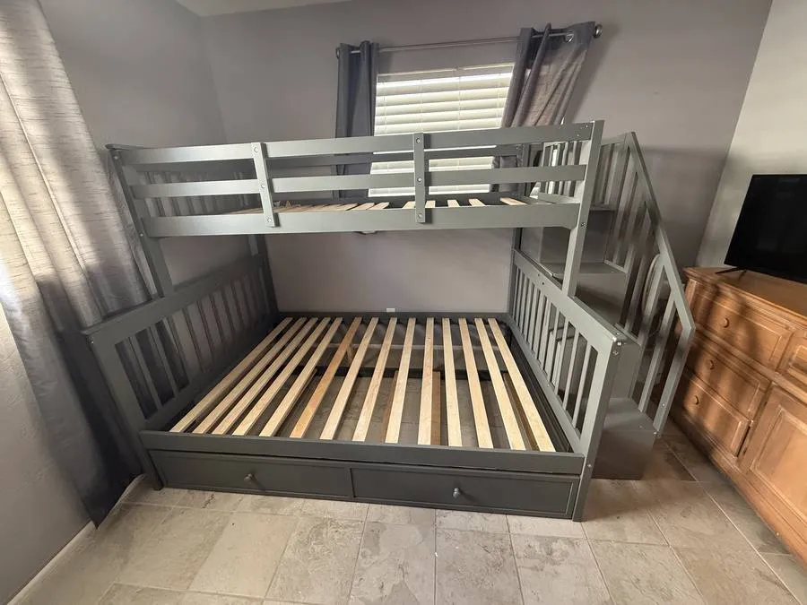 Bunk bed with stairs